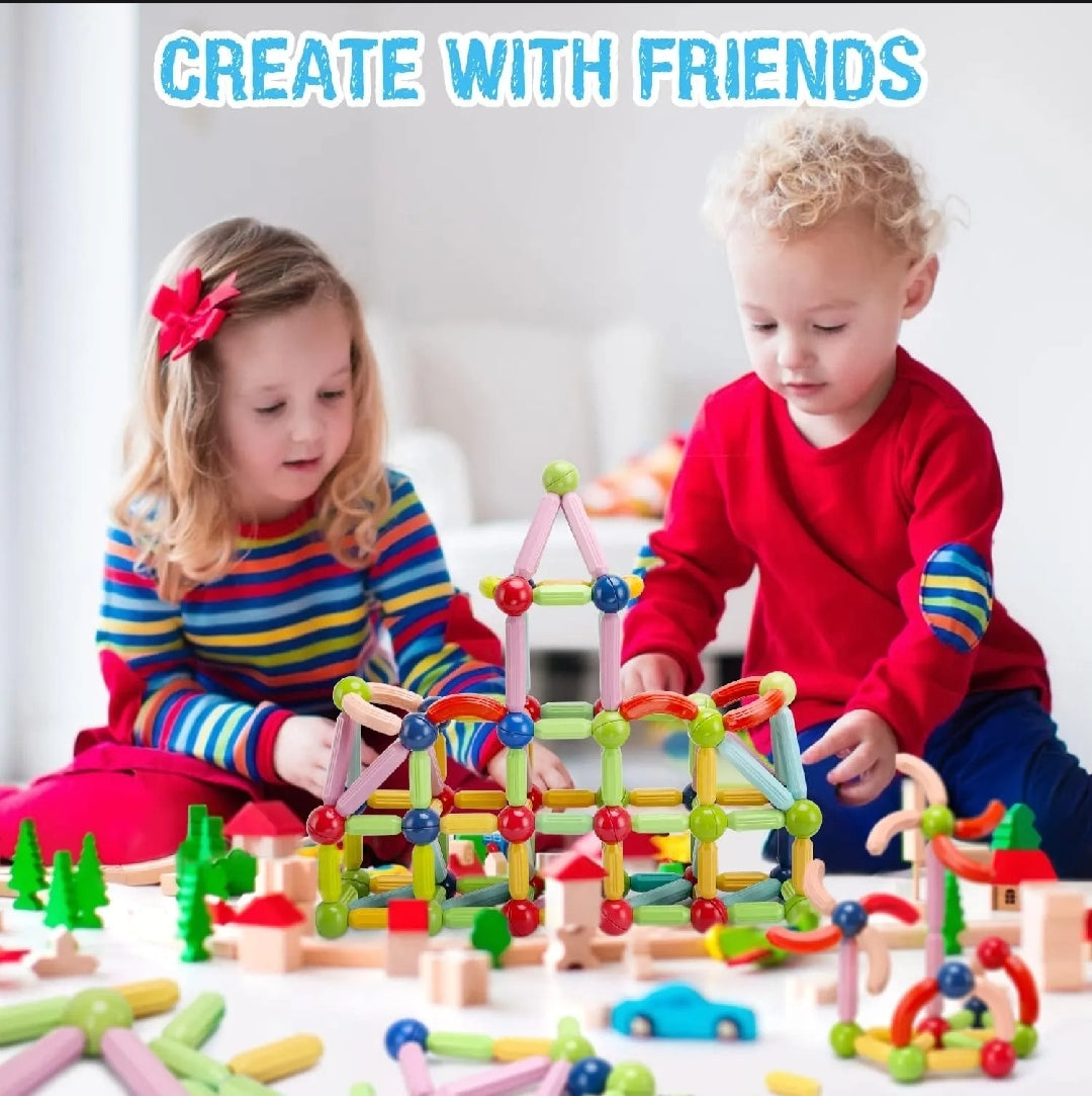 Magnetic Construction Set | Creative Learning Toy
